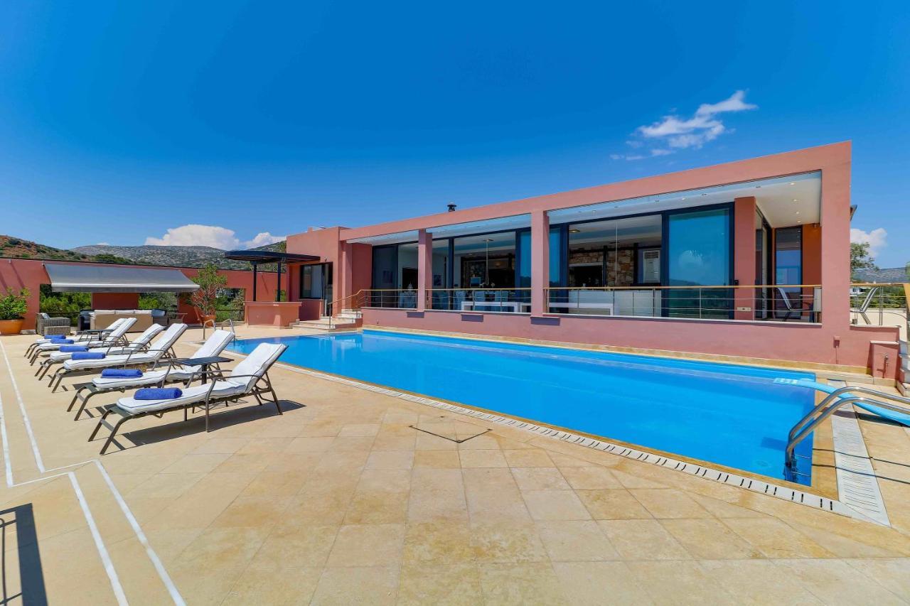 Black Diamond Beachfront Pool Villa Pasithea In Sounio, Athens Szúnio Kültér fotó
