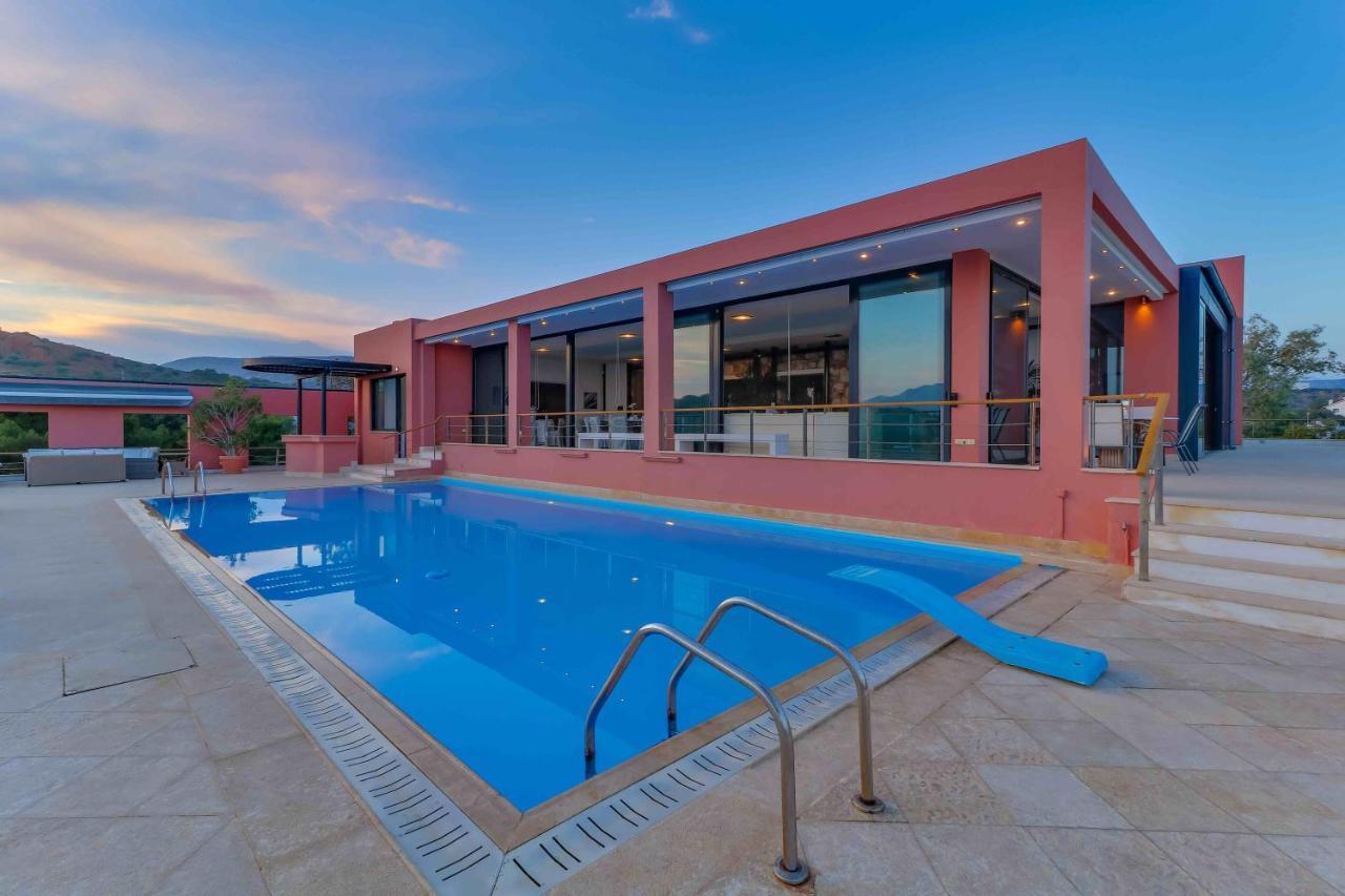 Black Diamond Beachfront Pool Villa Pasithea In Sounio, Athens Szúnio Kültér fotó